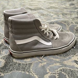 Grey High Top Vans